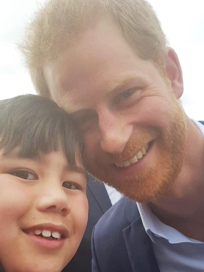 Prince Harry had some kind words of advice for Otia Nante, whose mother recently died.