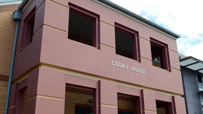 Larry Pucci stands regarding charges related to an alleged event involving a Lismore Courthouse sheriff. Photo Cathy Adams / The Northern Star