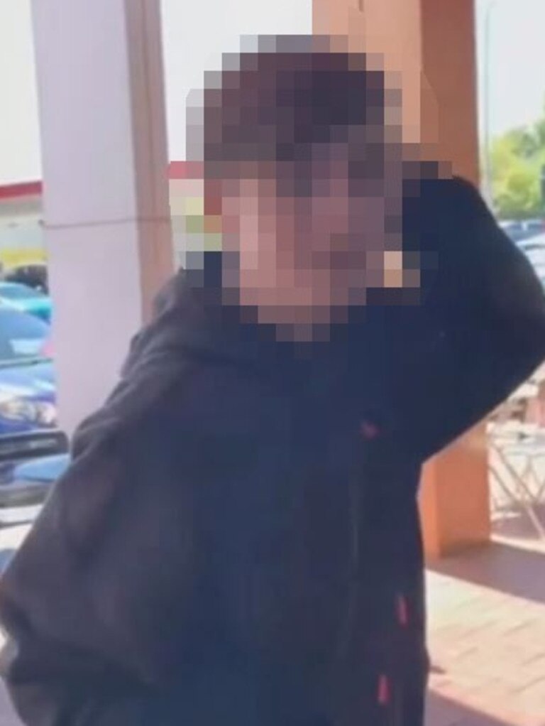 The teenager labelled cafe staff ‘viruses’ in a viral video.