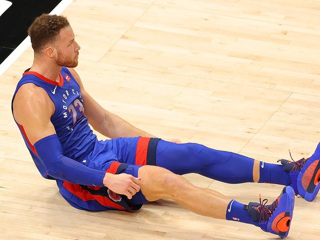 Blake Griffin is waving goodbye to Detroit. (Photo by Kevin C. Cox/Getty Images)