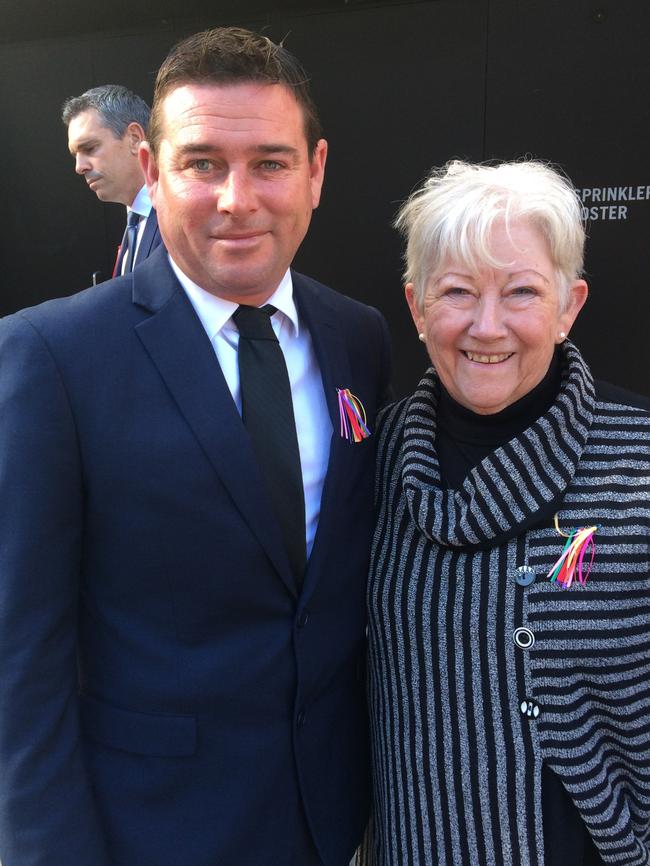 Daniel Feenan and his mother Patricia Feenan. Picture: supplied by family