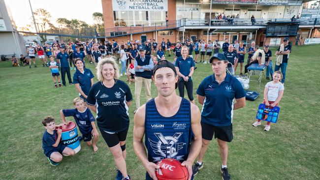 Yarrawonga Football Club, pictured pre-lockdown, is one of many across Victoria. Picture: Simon Dallinger