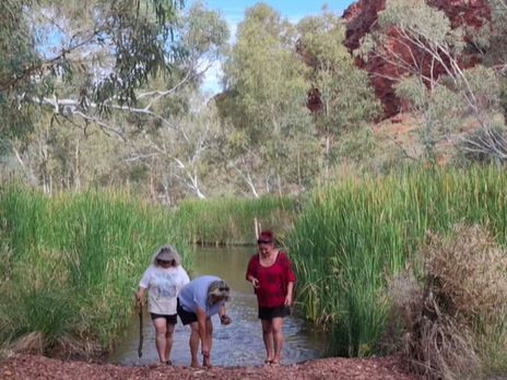 It’s since emerged that the group - the Wunna NyiyaParli people - were found to have had their cultural rights breached after an investigation by the UN. They are fighting for a native title claim over the land. Picture: TikTok