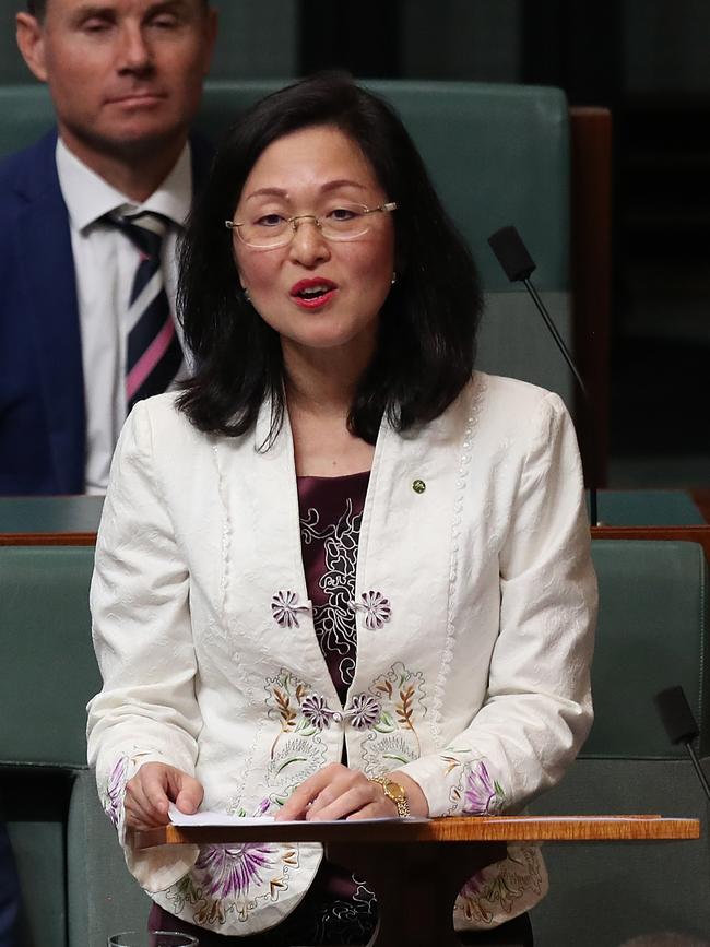 Rookie Liberal MP Gladys Liu... Picture: Kym Smith