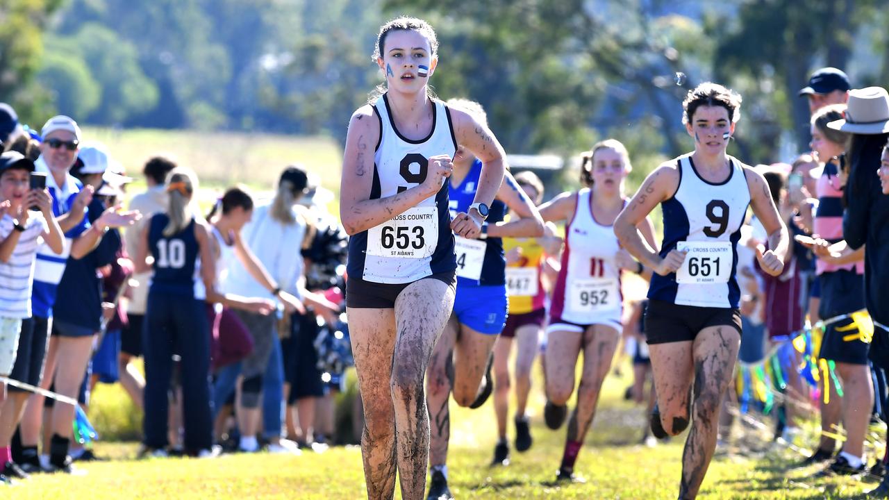 Annual QGSSSA private schoolgirl cross country championship at Rivermount College in Yatala. Saturday May 15, 2021. Picture, John Gass