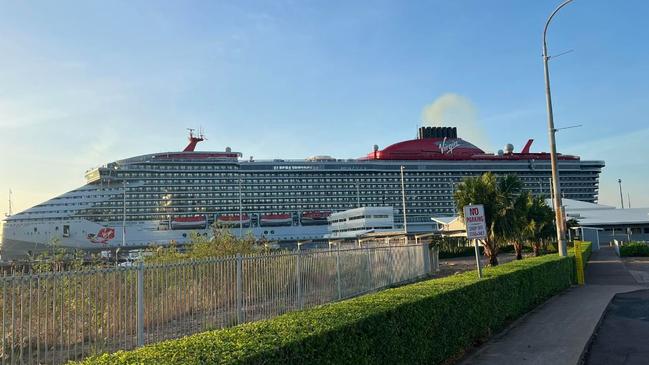 The Resilient Lady berthed at Fort Hill Wharf early on Monday. Picture: Willem Westra van Holthe