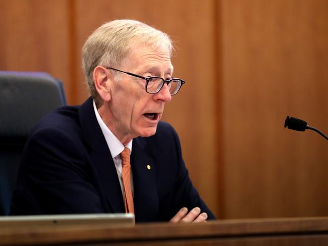 Financial services royal commission Commissioner Kenneth Hayne. Picture: David Geraghty 