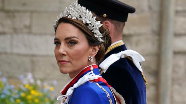 Catherine, Princess of Wales in Alexander McQueen at King Charles’ coronation. Picture: Getty Images