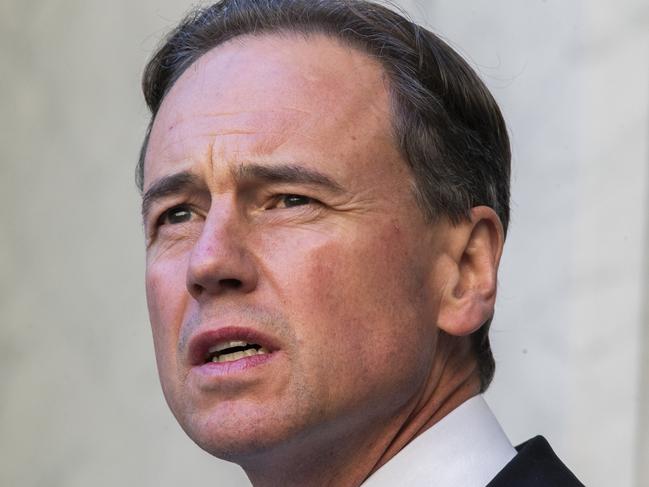 Health Minister Greg Hunt. Picture: Getty Images