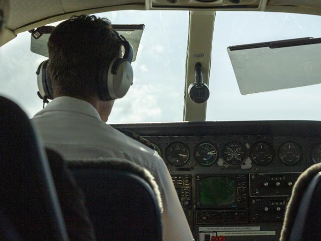 Generic image of an NT pilot small Cessna plane pilot. Picture: Floss Adams.