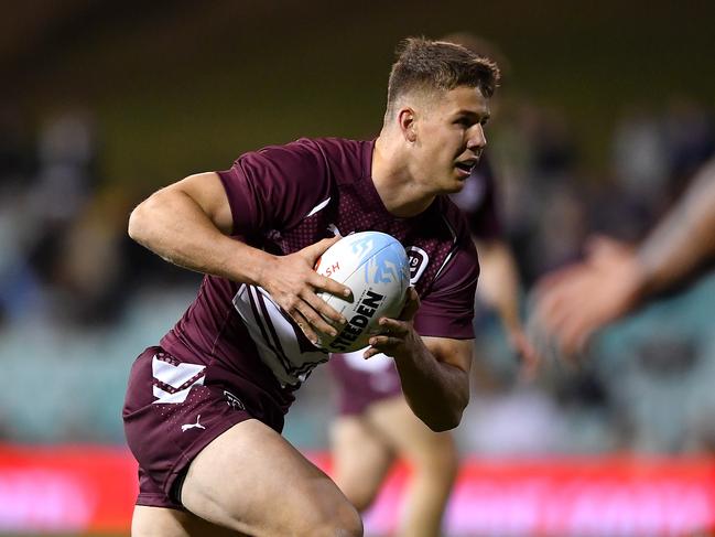 Newcastle’s Paul Bryan playing for the Qld under-19s. NRL Imagery