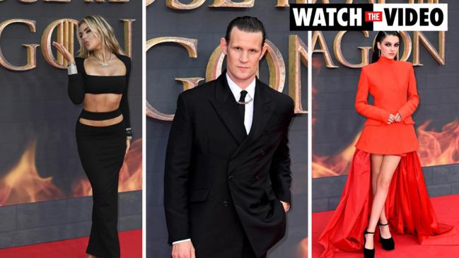 Stars hit the red carpet for the House of the Dragon London premiere