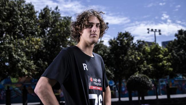 Luke Jackson is set to be the highest ruckman taken in the draft since Nic Naitanui.