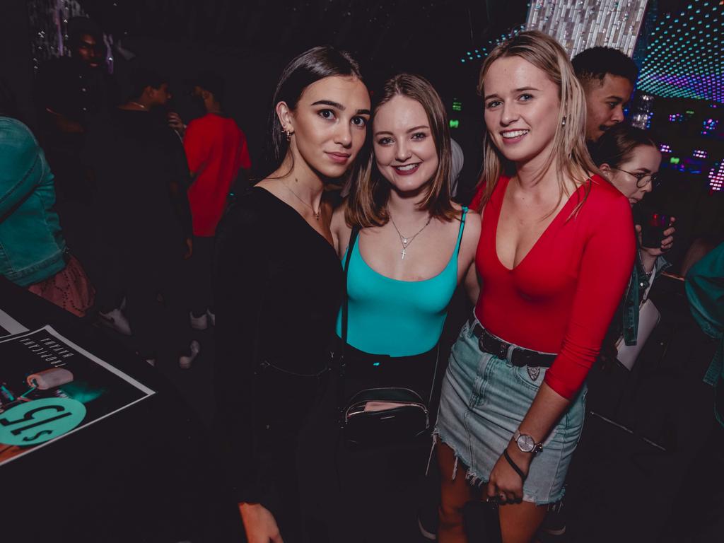 Peyton Coney, Taylor Sutherland and Georgia Jacobi at Havana RnB Nightclub for Gold Coast Bulletin Nightspotting.