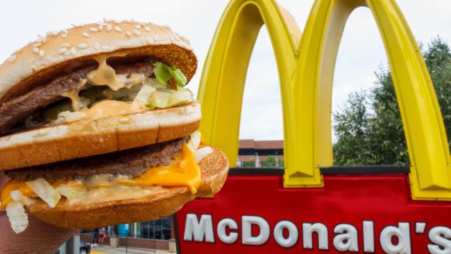 The lonely man visited his local McDonald’s to three times a day. Picture: Paul J. Richards