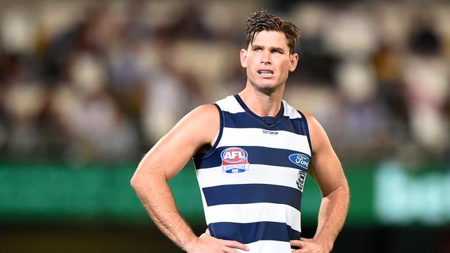 Tom Hawkins had a Grand Final to forget in 2020. Picture: Matt Roberts/AFL Photos/via Getty Images