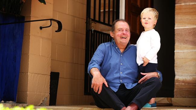 John Fordham with his grandson Freddy