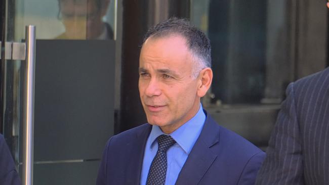 Victorian Opposition Leader John Pesutto is pictured leaving the Federal Court hearing. Picture: Luis Enrique Ascui / NewsWire