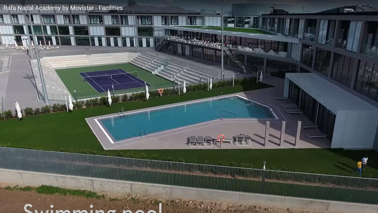 The Rafael Nadal Tennis Academy is also in Manacor. Photo: YouTube.