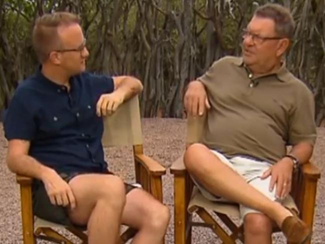 Steve Price chats to Steve Price in South Africa before the show begins. Picture: News Corp Australia