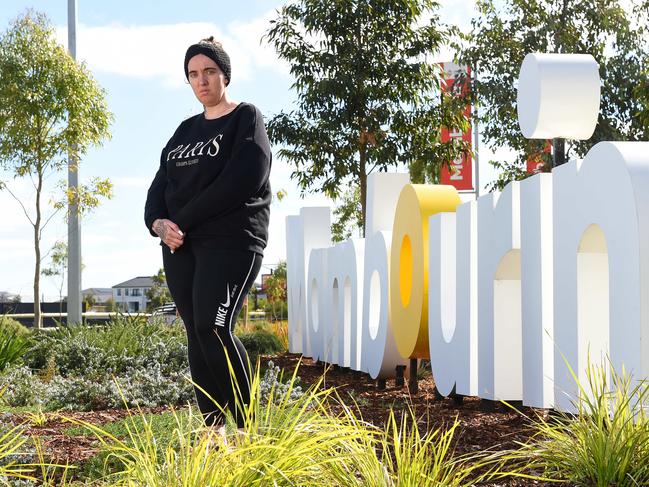 Kristy Williams helped start the patrol service at Mambourin estate last year. Picture: Josie Hayden