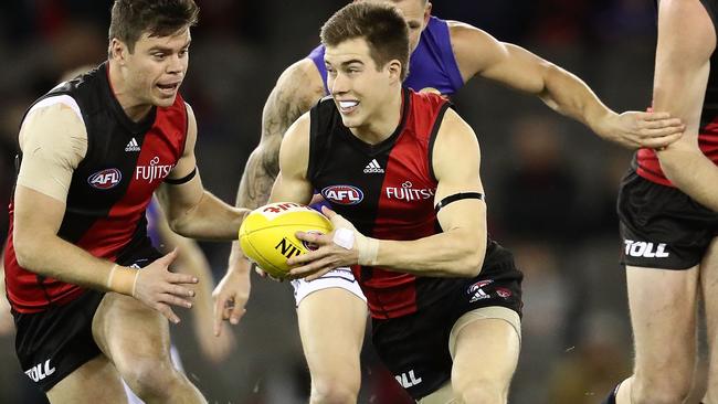 Zach Merrett was a shining star for Essendon in 2016.