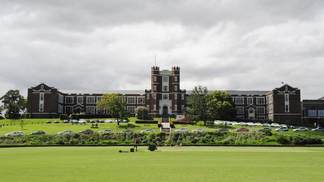 Prestigious Melbourne High has told parents not to book overseas holidays during school term, saying failure to attend final assemblies could jeopardise subject choices next year. Picture: HWT