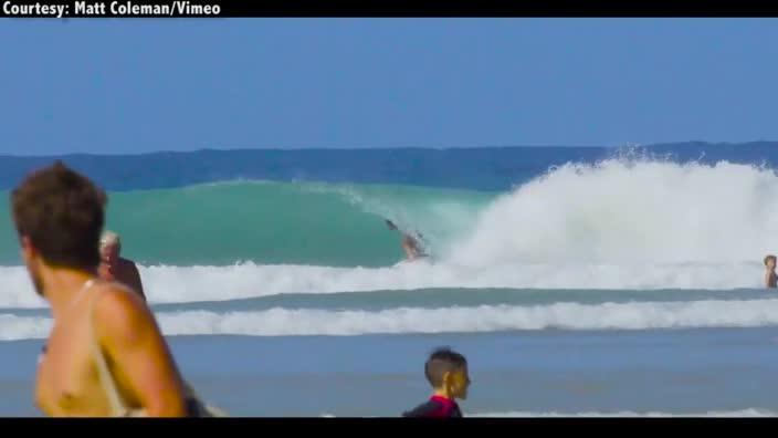 Fanning's 24 second tube ride at Snapper