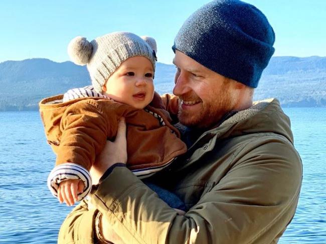 Prince Harry and baby Archie in Canada. Picture: Instagram