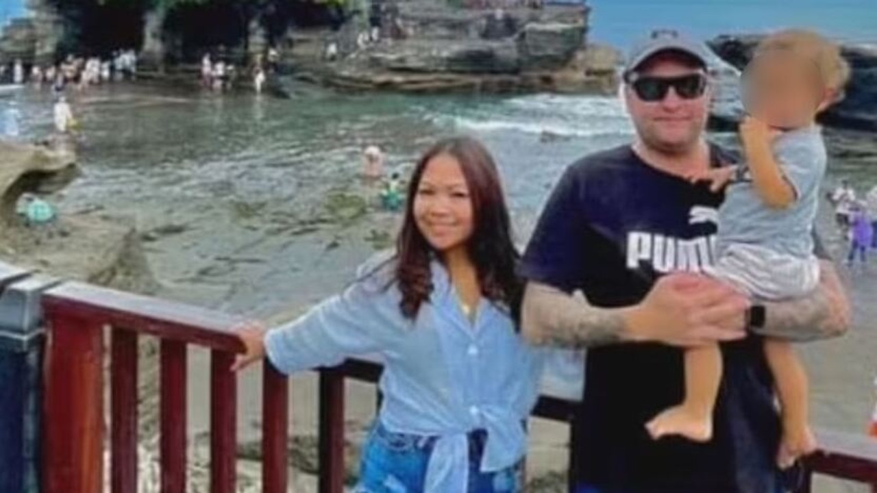 Troy Johnston was holidaying in Bali with his wife and young child. Picture: Facebook