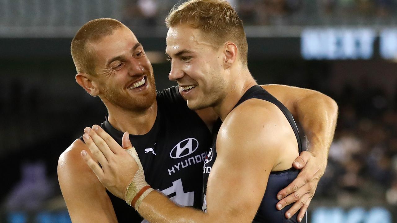 Jones had become a key cog in Carlton’s defence. Picture: Michael Willson/AFL Photos