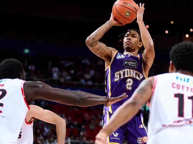 Jaylen Adams has been enormous for the Sydney Kings in his maiden NBL season. Photo: Brett Hemmings/Getty Images.