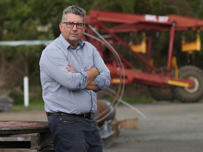 12/3/2019 : Keith Pitt MP Federal Member for Hinkler, at the Bundaberg Walkers foundry in Bundaberg north of Brisbane. Pitt is worried the cost of energy for the business could one day force its closure. Lyndon Mechielsen/The Australian