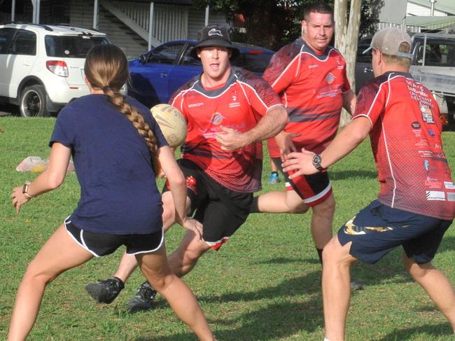 Rebels captain Luke Welch during a South Grafton Rebels pre-season training at McKittrick Park on Tuesday, January 21.