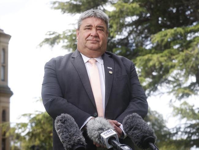 Minister Kerry Vincent.  New Tasmanian government cabinet swearing in at government house in Hobart.  Picture: Nikki Davis-Jones