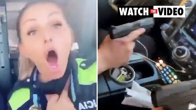 Glam cop sacked over bizarre TikTok posts