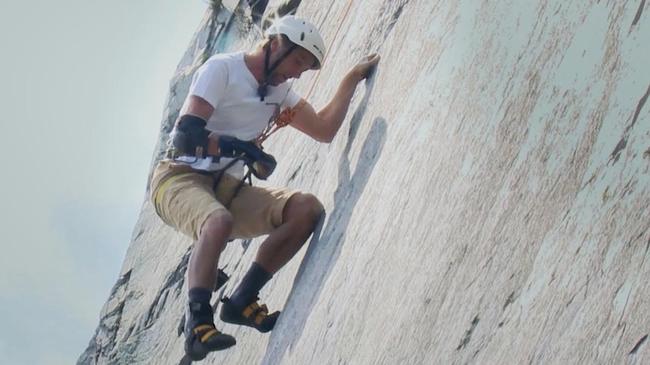 Paul Pritchard climbing in Snowdonia (eryri) Wales (Cymru). Picture: Supplied