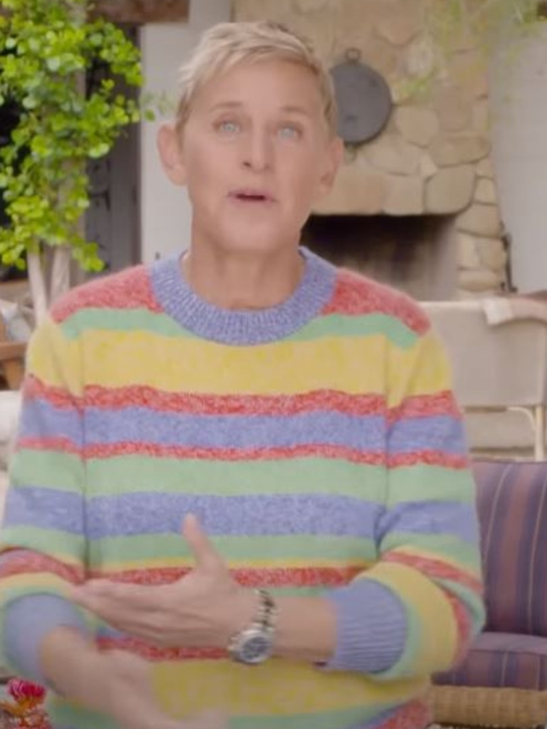 Ellen returns to screens …