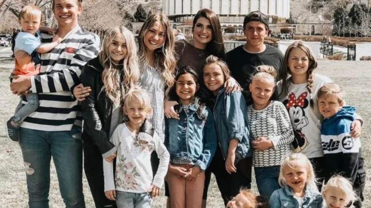 Tiffany and Benji Nelson have a tribe of kids. Picture: Instagram/notenoughnelsons