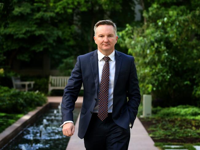 Shadow Treasurer Chris Bowen at Parliament House in Canberra. Picture Kym Smith