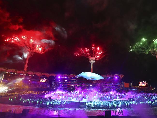 This part of the ceremony should have helped with any remaining jet lag. Picture: AP Photo/Manish Swarup