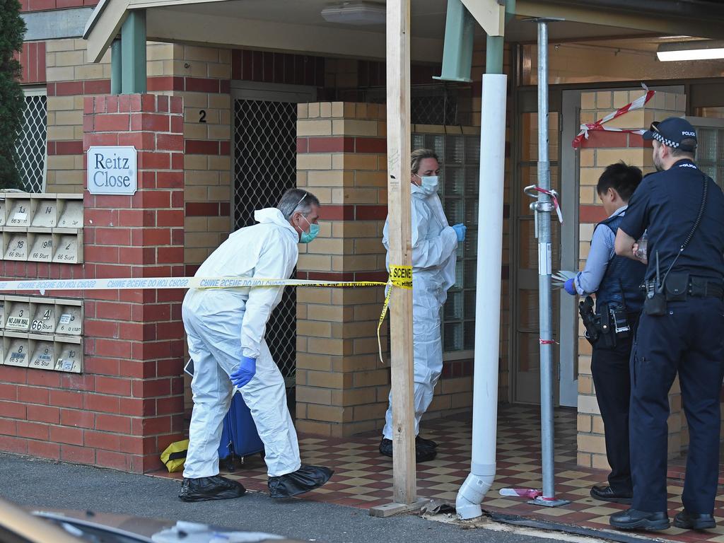 Forensic Crime Scene examiners and Major Crime also attended the scene. Picture: Tom Huntley