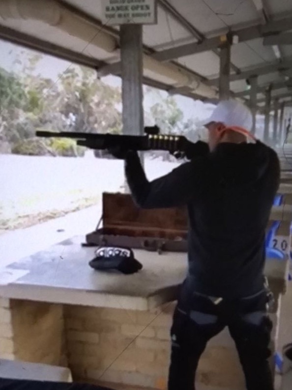 Axel Sidaros, 25, went to a shooting range the day before an alleged hit job on top Comanchero Peter Zdravkovic. He denied being involved. Picture: ACT Supreme Court