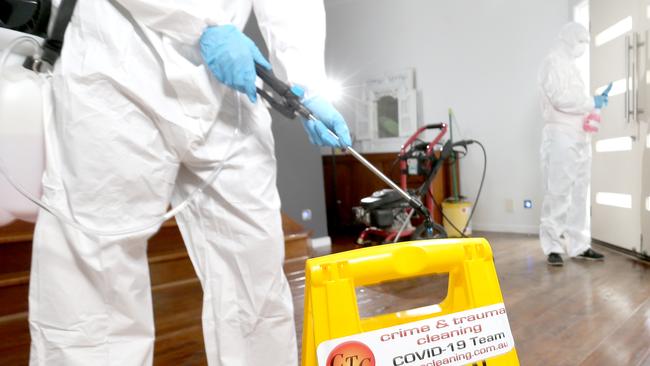 Beenleigh Crime &amp; Trauma Cleaning company now goes around cleaning up after coronavirus outbreaks. – Photo Steve Pohlner