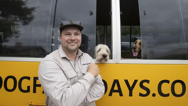 Owen Kelly says he loves “letting dogs be dogs”. Picture: Brett Hartwig