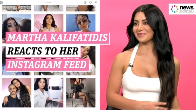 Martha Kalifatidis reacts to her racy Instagram feed