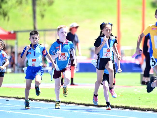 Queensland Little Athletics State Relay Championships.Saturday December 2, 2023. Picture, John Gass