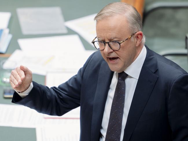 CANBERRA, AUSTRALIA, NewsWire Photos. OCTOBER 17, 2023: The House of Reps at Parliament House in Canberra. Prime Minister Anthony Albanese Picture: NCA NewsWire / David Beach