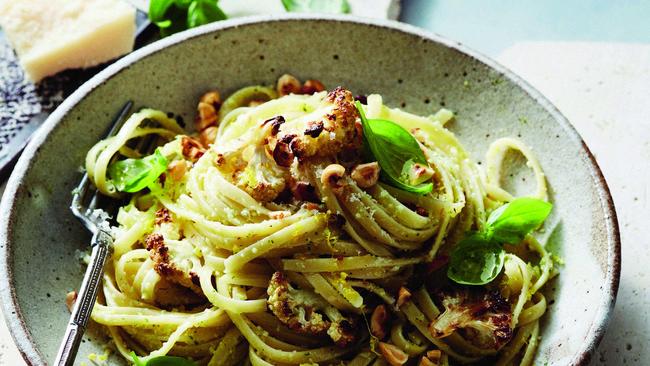 Linguine with roast cauliflower. Picture: Guy Bailey