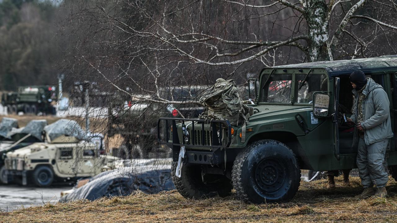 Russian President Vladimir Putin recognised Ukraine's breakaway regions in the east as independent republics, sending Russian forces to perform a ‘peacekeeping function’. Picture: Getty Images